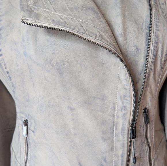 REAL ITALIAN LEATHER JACKET XLARGE, new, tags on. - Picture 6 of 9